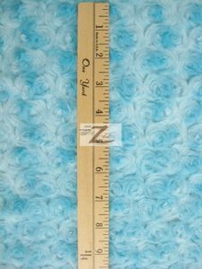 Rosette Floral Soft Minky Fabric Measurement