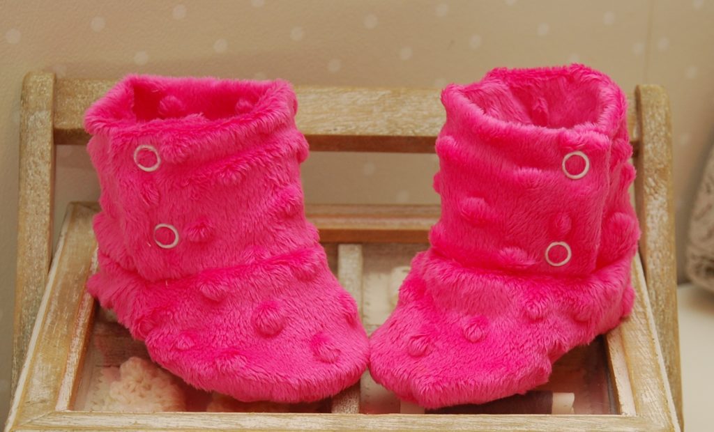 Dimple Minky Baby Shoes