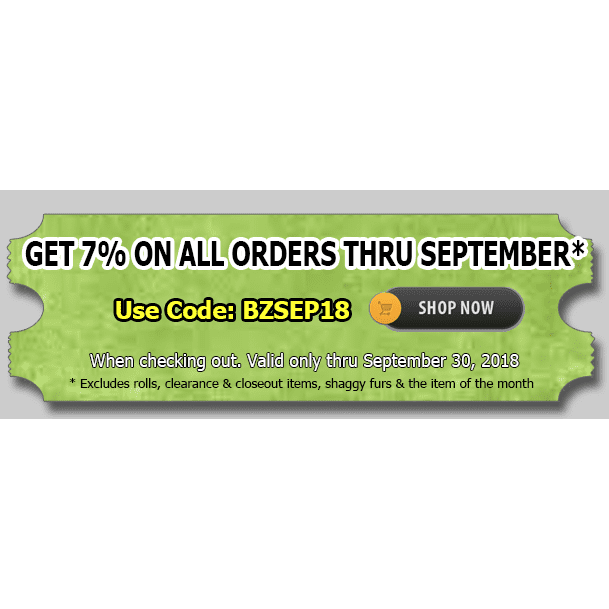 Sept. 2018 coupon code